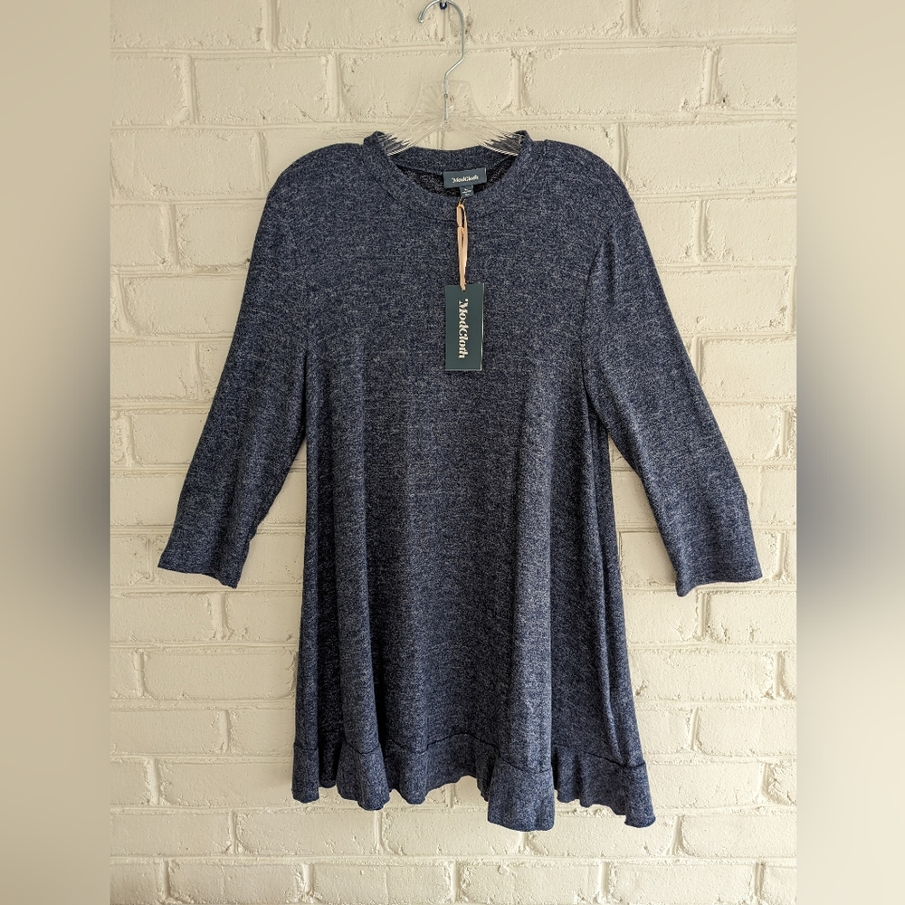 Modcloth Tunic frilly Shirt